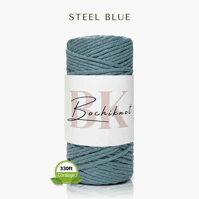 Single Strand Twist Recycled Cotton Cord PETITE (100m)