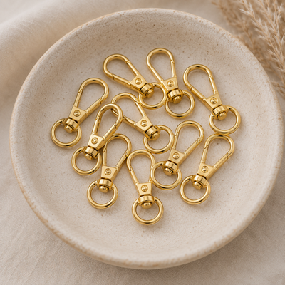 Swivel Lobster Clasps (10-Pack)