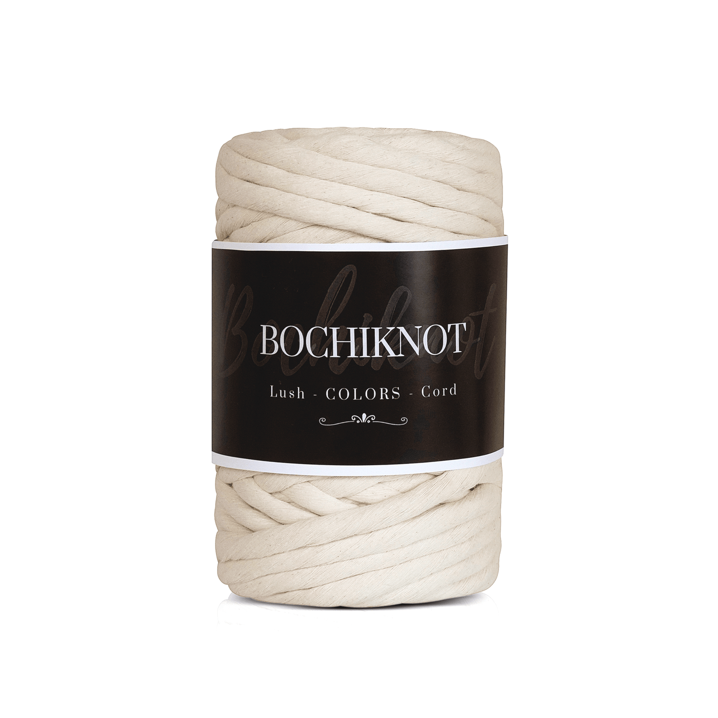 BOCHIKNOT Macrame Cord 4mm - Single Strand Macrame Cord - Cotton Cord for  Macrame Knotting - Macrame Rope Supplies in 3mm 4mm 5mm for Crafts, Wall