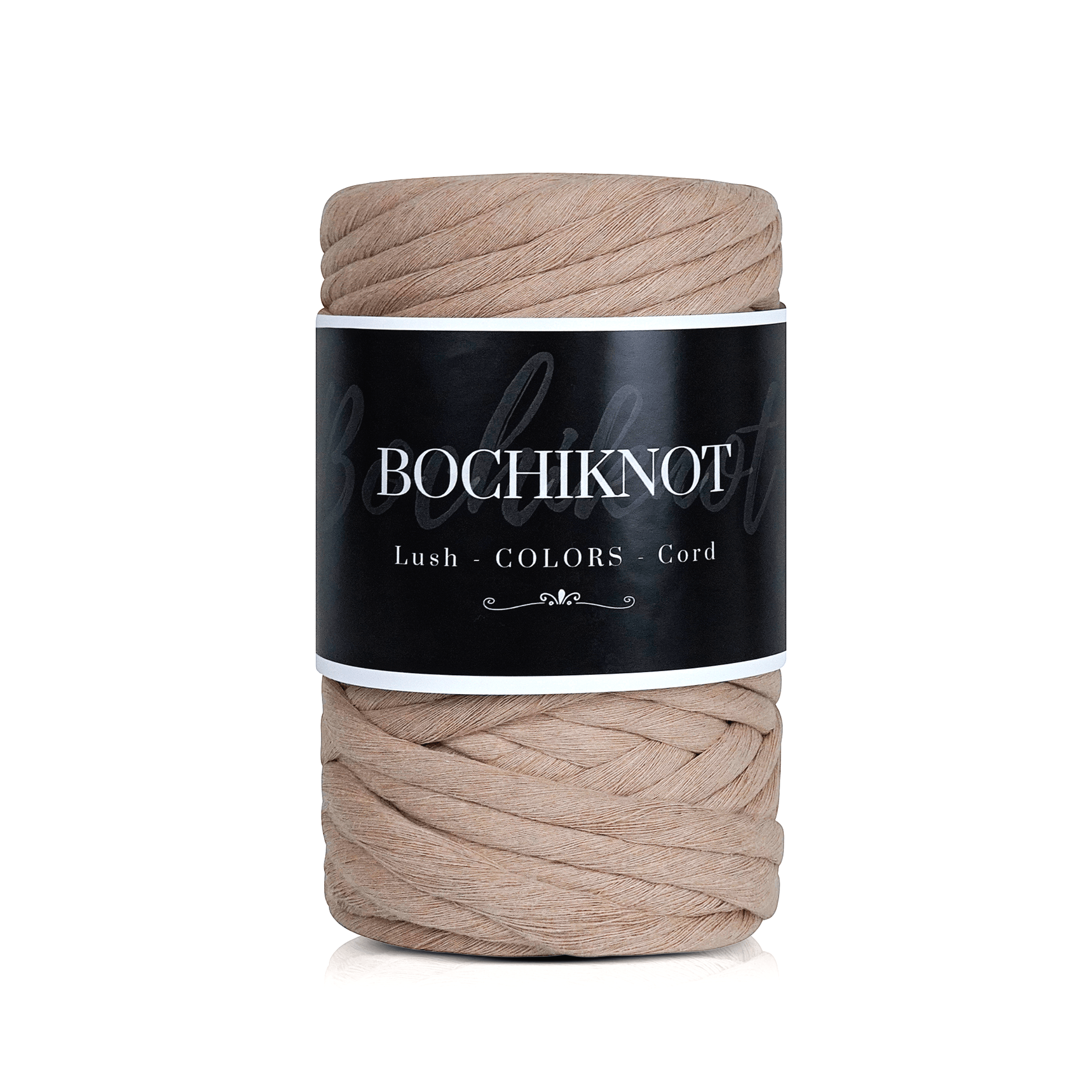 BOCHIKNOT 3mm Macrame Cord - Single Strand Macrame Cord - Cotton Cord for Macrame Knotting - Macrame Rope Supplies in 3mm 4mm 5mm for Crafts, Wall
