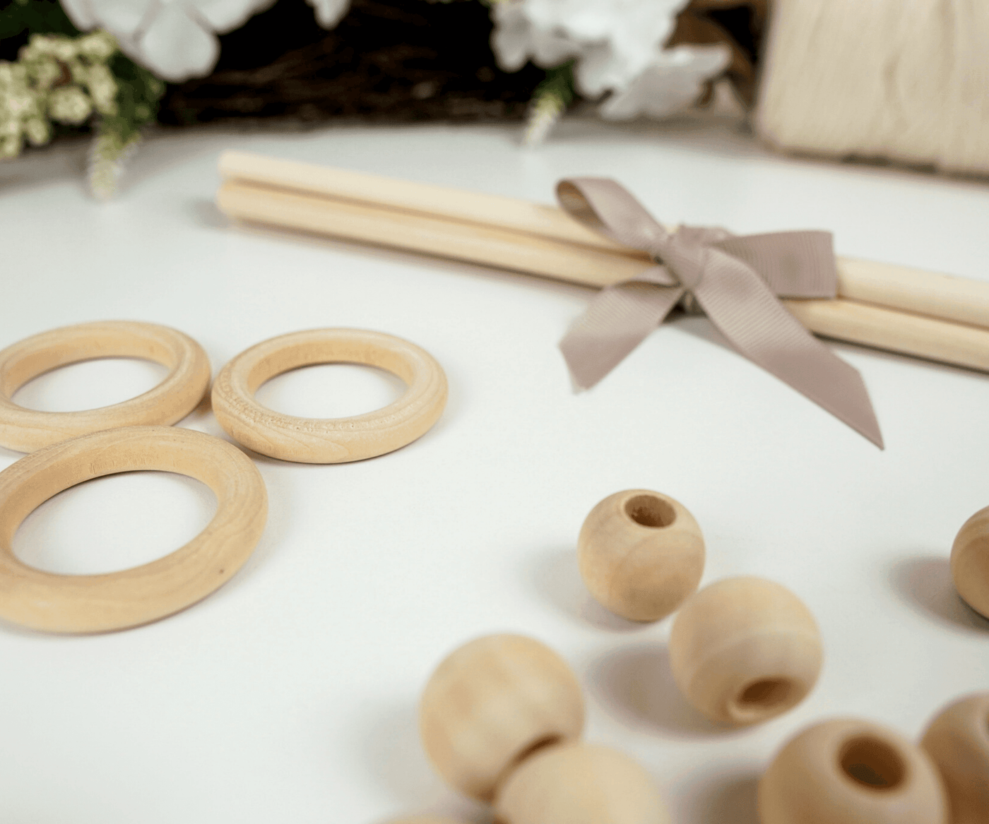 Assorted Wooden Embellishments Accessories Pack - Bochiknot