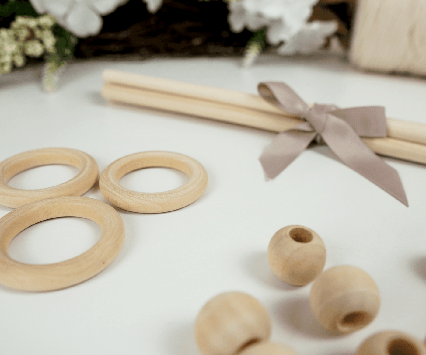 Wooden Rings 2" (10pack) - Bochiknot